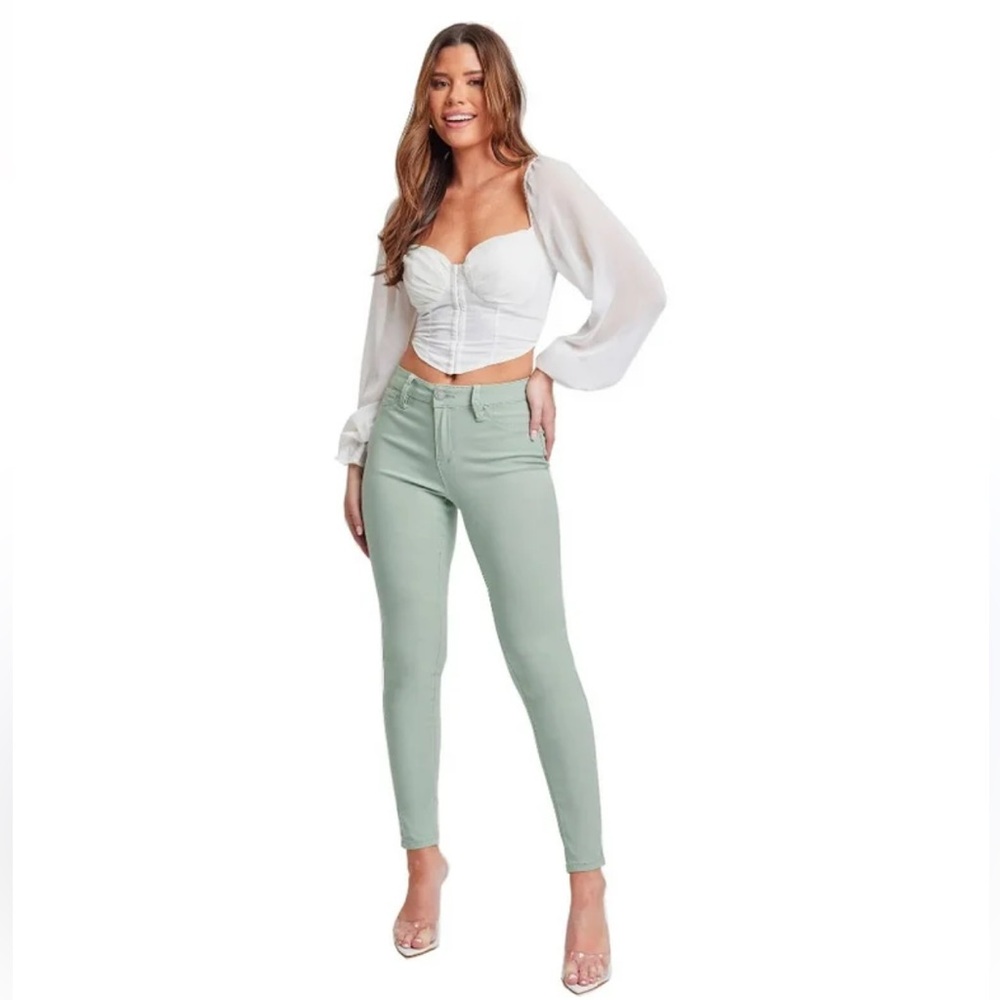 YMI Jeanswear Hyperstretch Mid-Rise Skinny Jeans
